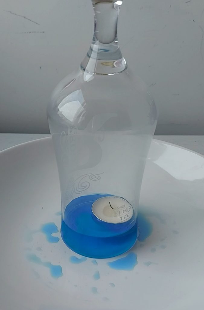 Experiment: apa urcă in pahar